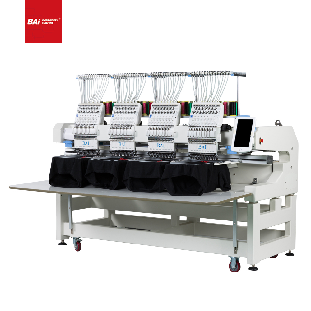 BAI New Technology High Speed Industrial Computerized Embroidery Machine for Factory