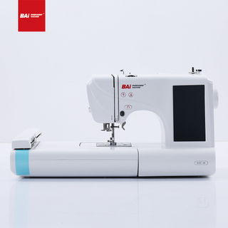 BAI Lockstitch Sewing Machine for Double Needle Sewing And Embroidery Machine Home