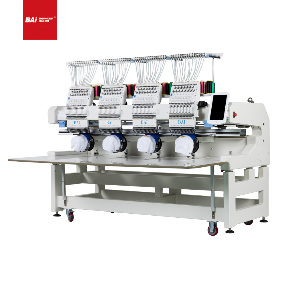 BAI Fully Automatic Computer Intelligent Embroidery Machine for Cap T-shirt Flat