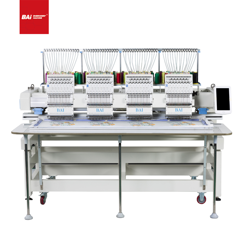  BAI Four Head Automatic Computer Cap Embroidery Machine with High Popularity