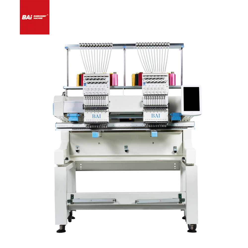 BAI High Speed Twelve Color with Computerized 12 Needle Automatic Computerized Embroidery Machine