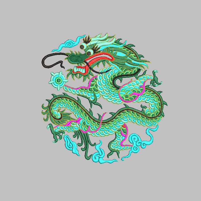 Embroidery No. dragon 2022