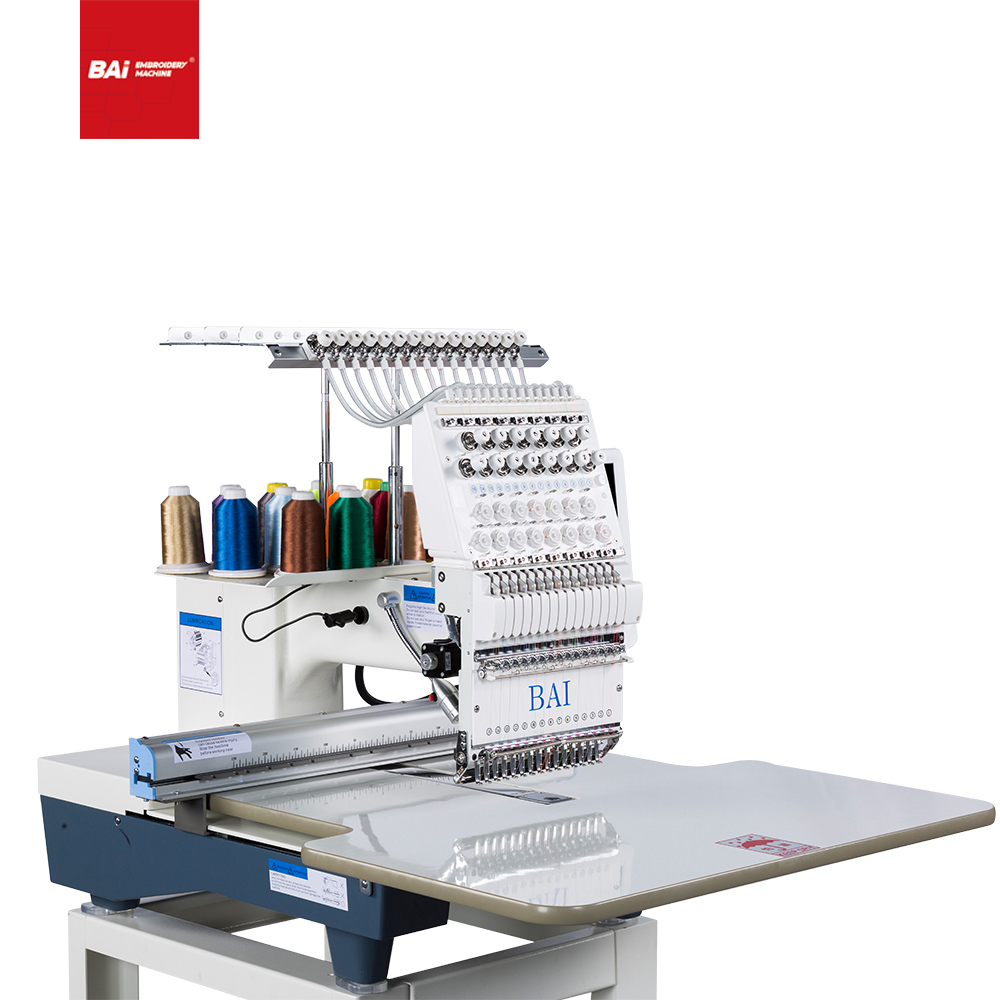BAI Single Head High Quality Computer Hat Embroidery Machine with Perfect Design