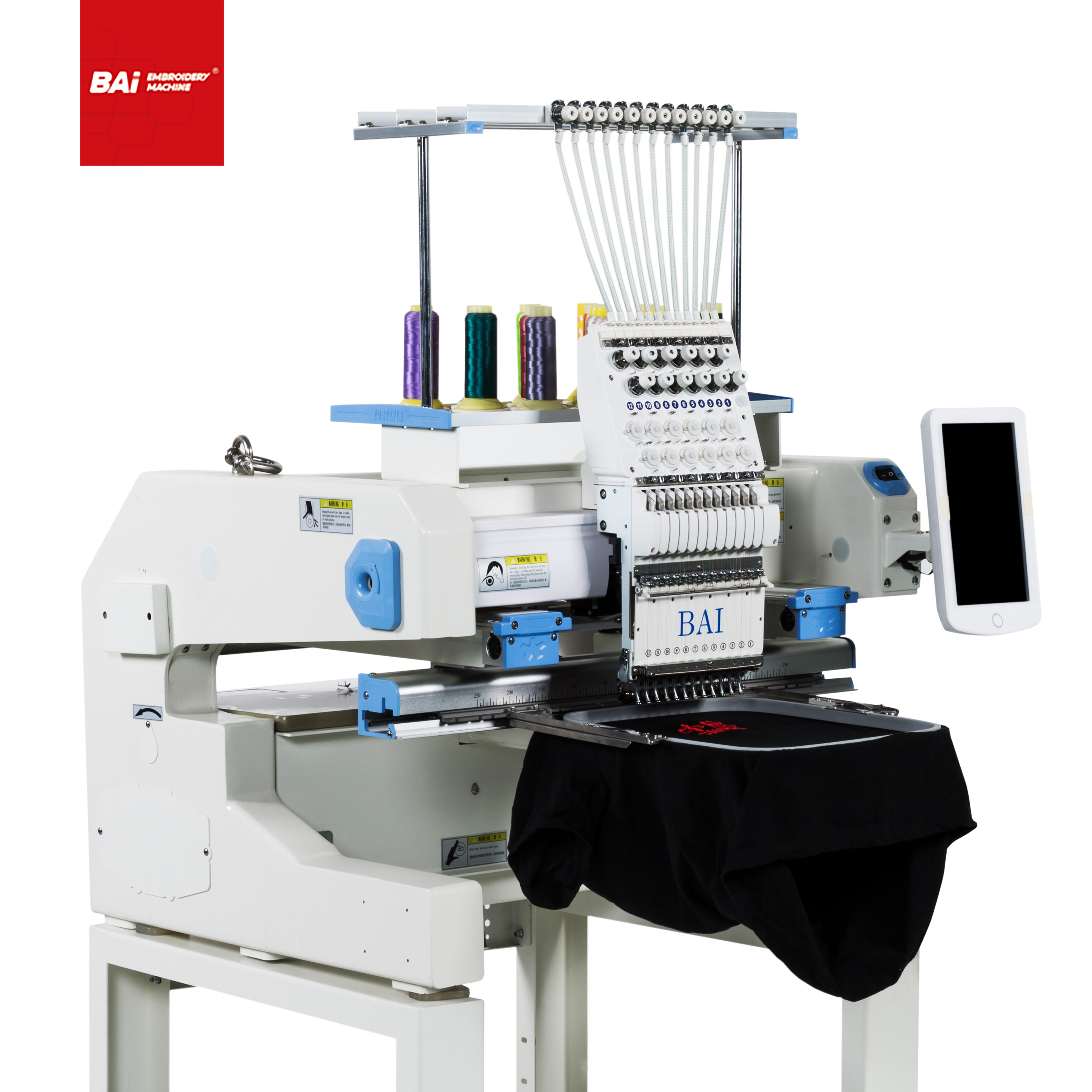 BAI High Quality High Speed Embroidery Machine for Twelve Needles Per Head Automatic