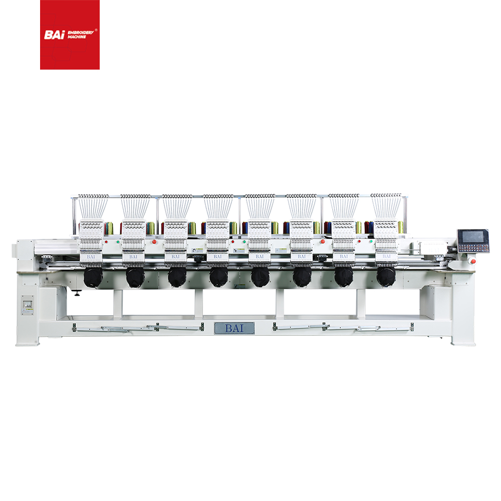 BAI High-speed Household Laser Eight-head 12-needle Embroidery Machine with Cheap Price