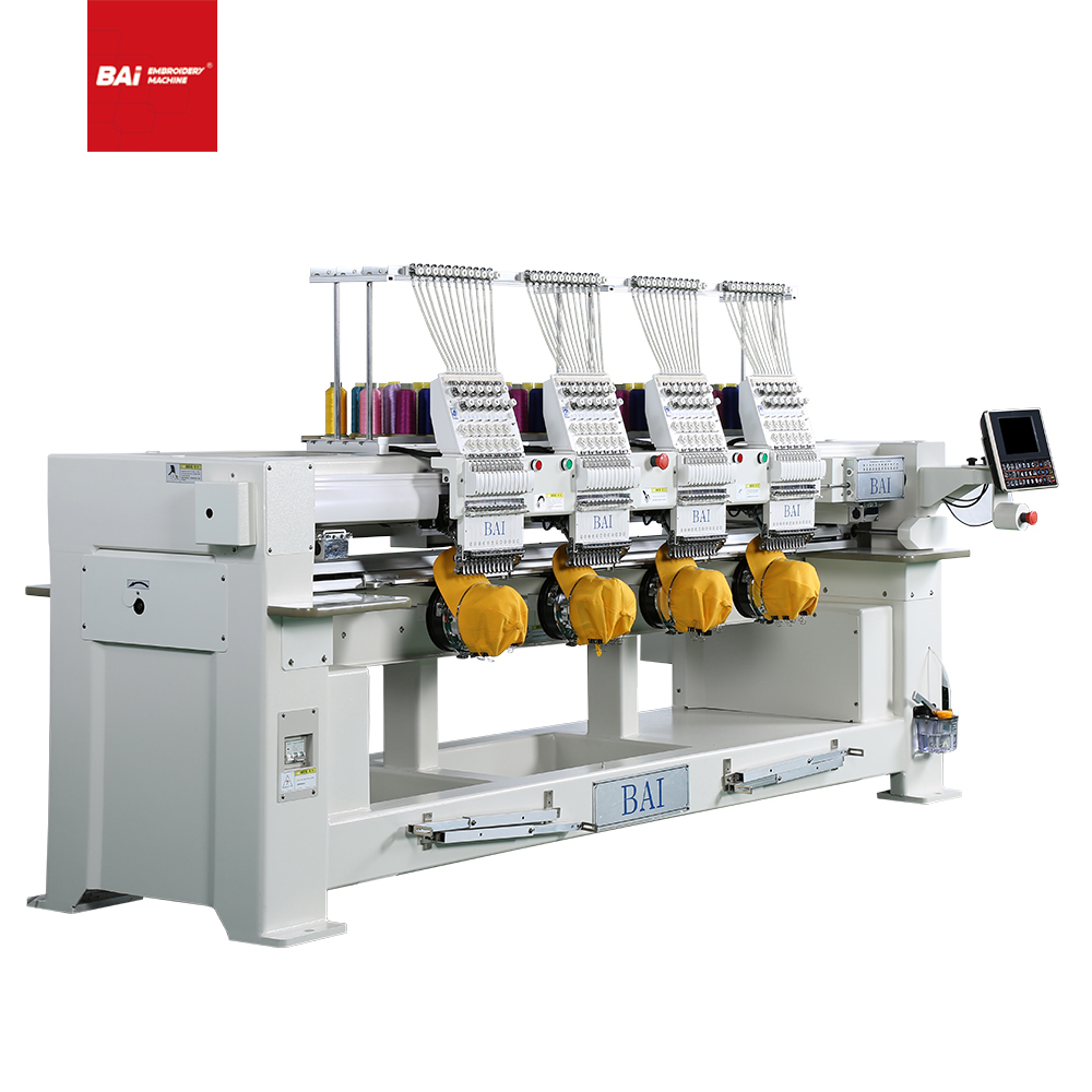 BAI High Speed 4 Heads Computer Embroidery Machine for Hat 