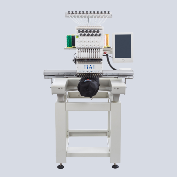 BAI Single Head 12 Needles 500*1200mm Usb Embroidery Machine Embroidery