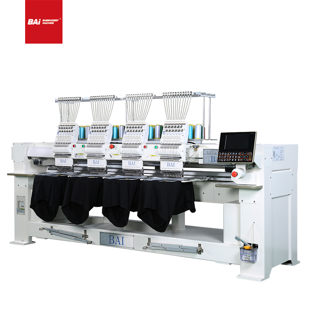 BAI High Speed 12 Needles Commercial Computer Embroidery Machine for Hat