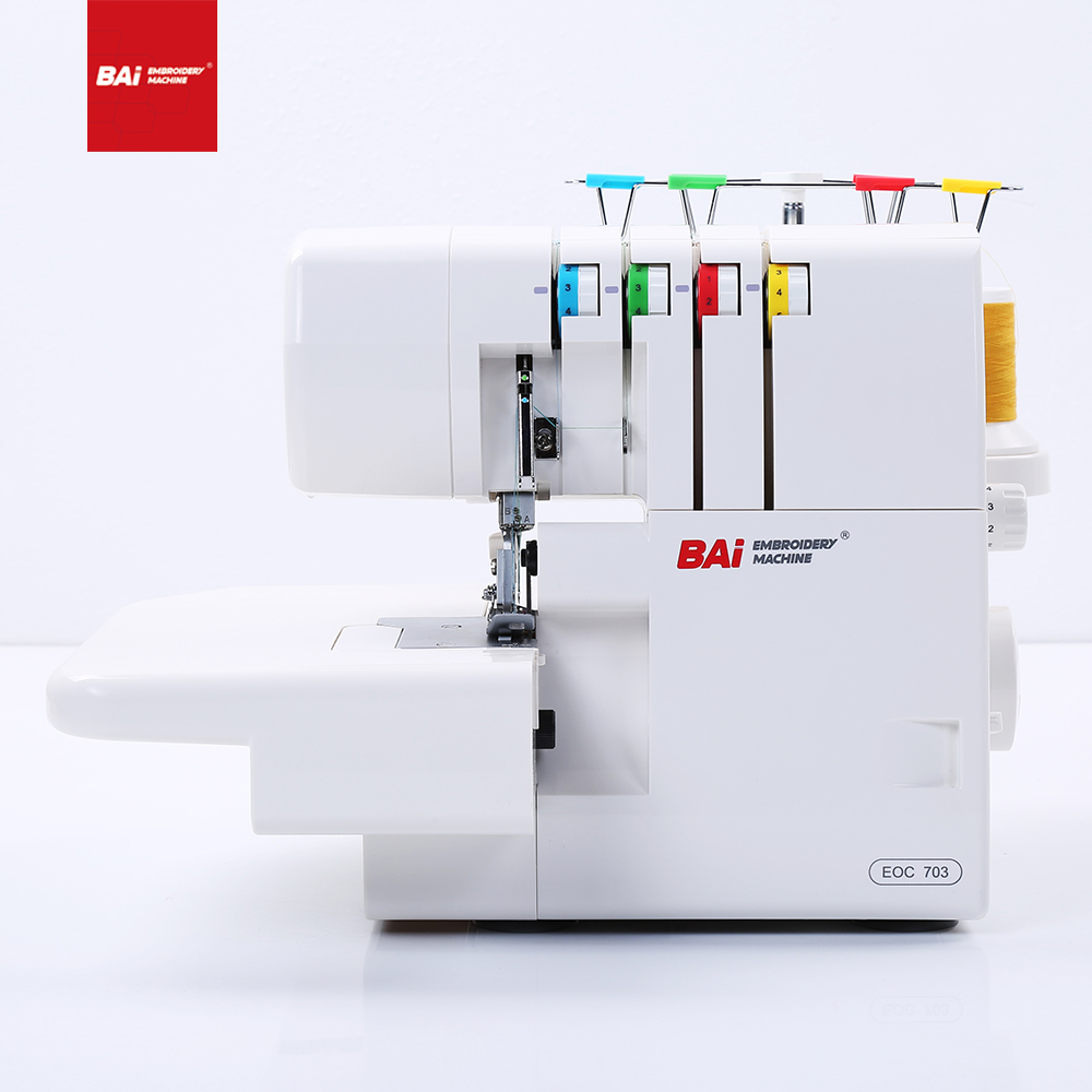 BAI Handheld Mini Overlock Sewing Machine with Sewing Machine Spare Parts for Juki Overlock